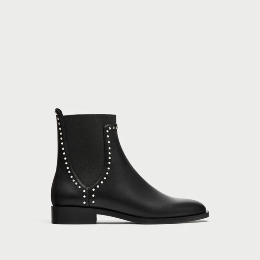 Zara Leather Chelsea Boots